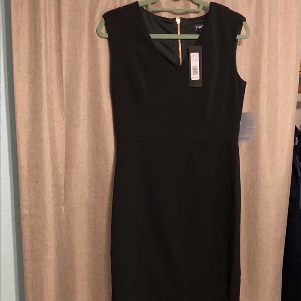 Black mini dress
